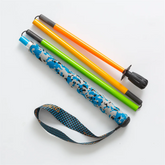 Ultra Light Colorful Folding Carbon Fiber Trekking Poles Hiking Camping Walking Sticks