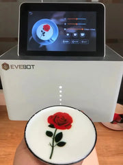 Machine d'impression EVEBOT EB-FC Imprimante à jet d'encre couleur comestible Latte Art Machine d'impression manuelle dans un café Imprimez une image sur une imprimante alimentaire