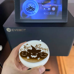 EVEBOT EB-pro Selfie Edible Ink Printing Machine Face Machine Photo Foam Latte Digital Cappuccino Coffee Printer food printer
