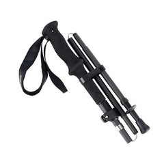 Custom 5-Section Telescopic Folding Aviation Carbon Fiber Trekking Poles Hiking Camping Sticks Trekking Poles
