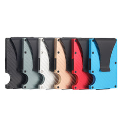 Carbon fiber wallet card holder card sleeve striped pattern carbon fiber card holder