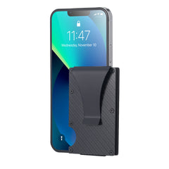 Carbon fiber wallet card holder card sleeve striped pattern carbon fiber card holder